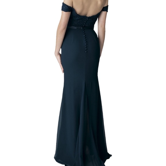 Maroon Bridesmaids, Prom, Event Dress - Picture 8 of 8